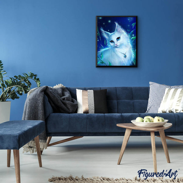 Diamond Painting - Cat and Necklace