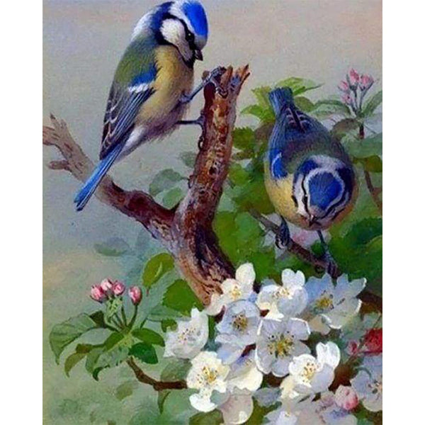 Diamond Painting - Tits on branch