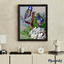 Load image into Gallery viewer, Diamond Painting - Tits on branch