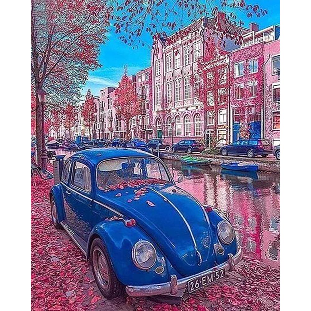 Diamond Painting - Vintage Car in Paris