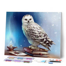 Load image into Gallery viewer, Diamond Painting - Owl and Book