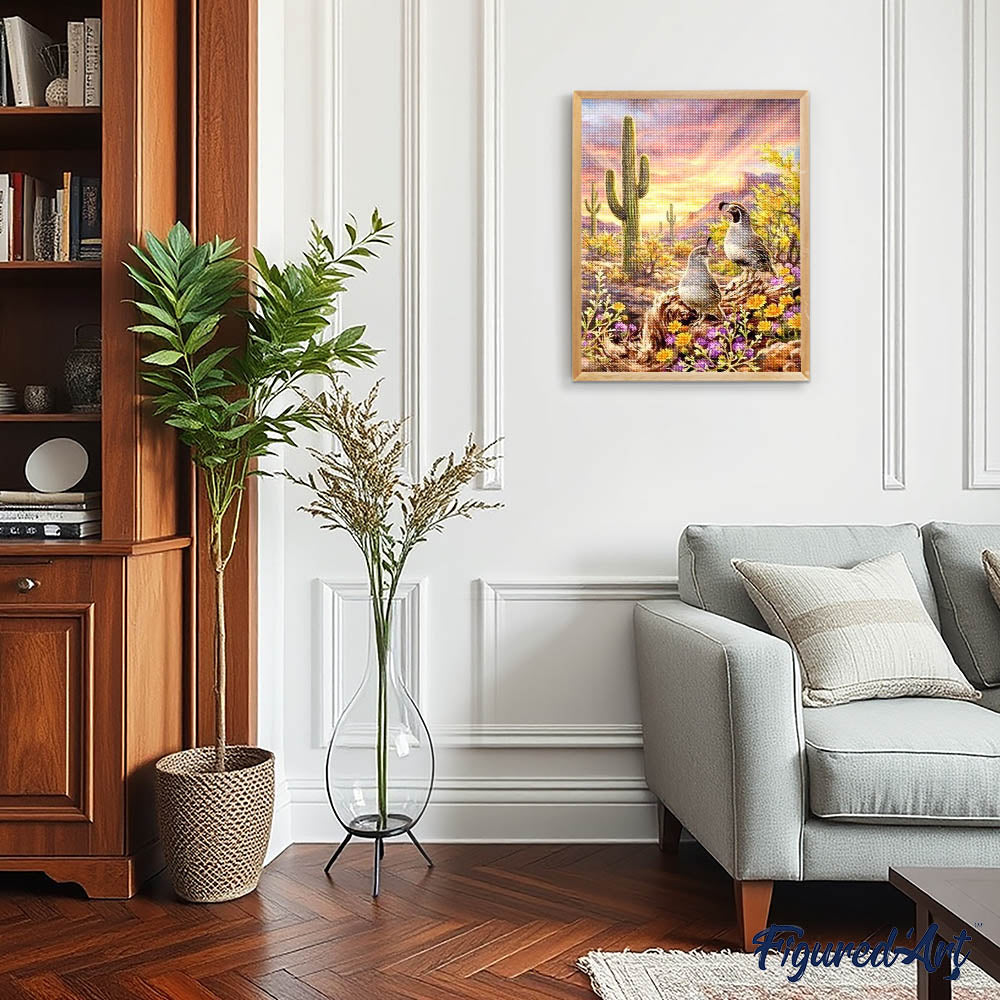 Diamond Painting - Cactus and Animals