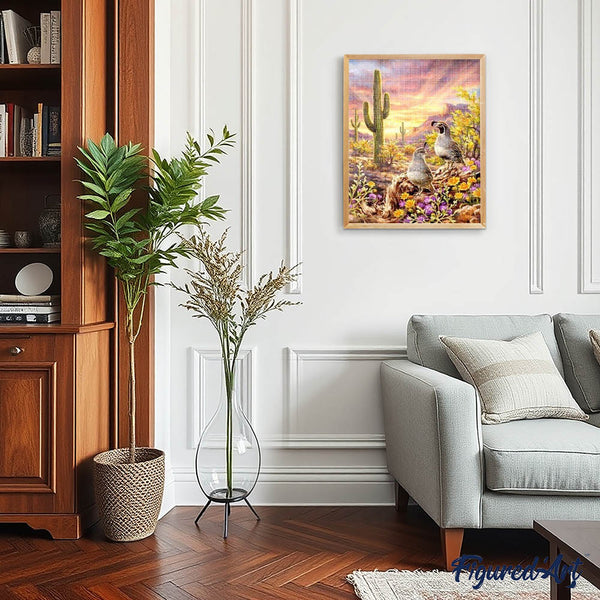Diamond Painting - Cactus and Animals