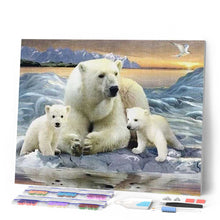 Load image into Gallery viewer, Diamond Painting - Polar Bears