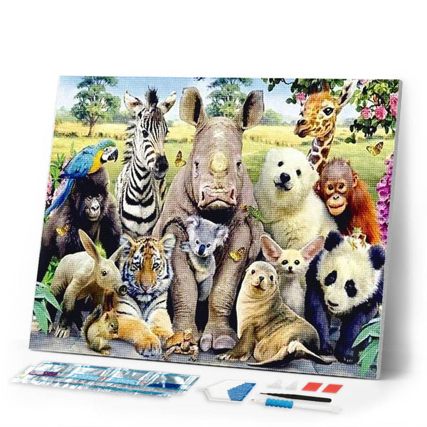 Diamond Painting | Diamond Painting - All Animals | animals Diamond Painting Animals | FiguredArt