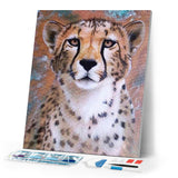 Diamond Painting | Diamond Painting - Cheetah Face | animals Diamond Painting Animals | FiguredArt