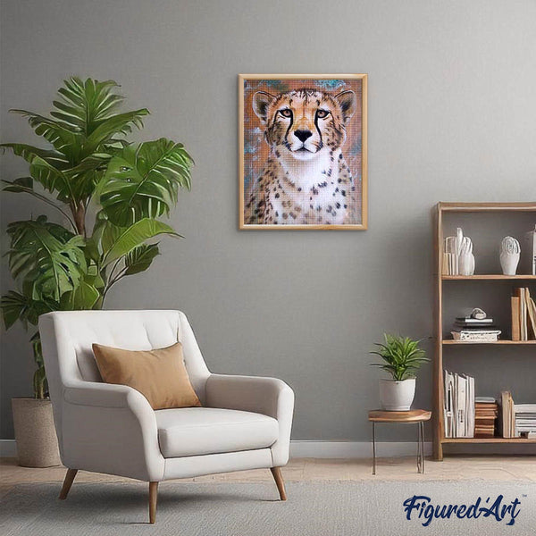 Diamond Painting - Cheetah Face