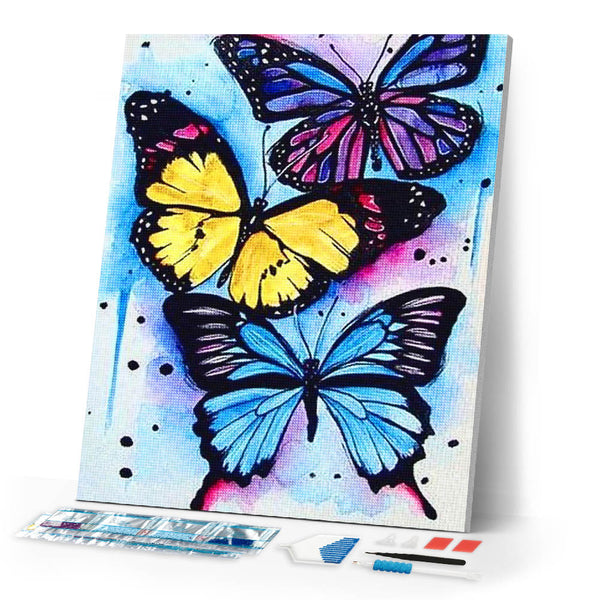 Diamond Painting | Diamond Painting - Butterflies | animals butterflies Diamond Painting Animals | FiguredArt