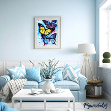 Load image into Gallery viewer, Diamond Painting - Butterflies