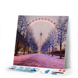 Diamond Painting | Diamond Painting - Ferris Wheel | cities Diamond Painting Cities | FiguredArt