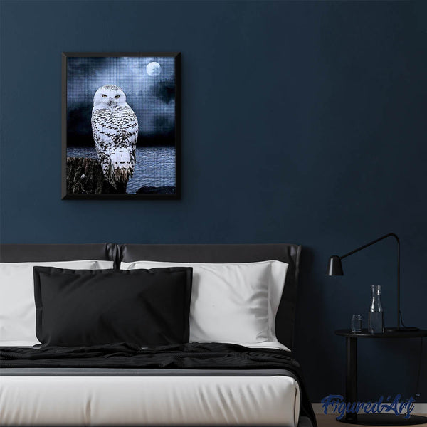 Diamond Painting - White Owl