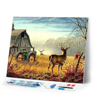 Diamond Painting | Diamond Painting - Deer Campaign | animals Diamond Painting Animals | FiguredArt