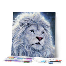 Load image into Gallery viewer, Diamond Painting - White Lion