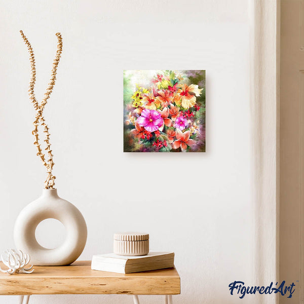 Diamond Painting - Multi Color Flowers