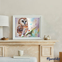 Load image into Gallery viewer, Diamond Painting - Owl Design