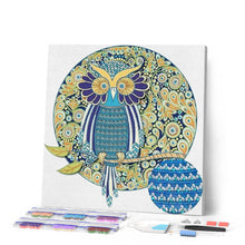 Load image into Gallery viewer, Diamond Painting - Owl in Style