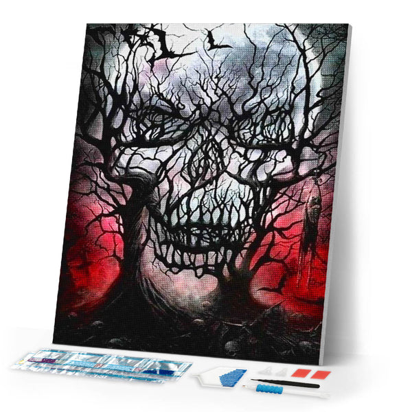 Diamond Painting | Diamond Painting - Branch of Death | Diamond Painting Landscapes landscapes | FiguredArt