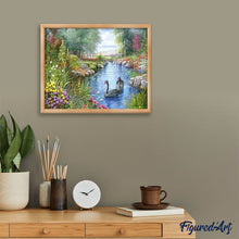 Load image into Gallery viewer, Diamond Painting - Black Swans