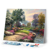 Diamond Painting | Diamond Painting - Amazing Garden | Diamond Painting Landscapes landscapes | FiguredArt