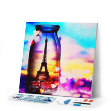 Load image into Gallery viewer, Diamond Painting | Diamond Painting - Eiffel Tower Vase | Diamond Painting Cities Diamond Painting Romance romance | FiguredArt