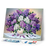 Diamond Painting | Diamond Painting - Bouquet Purple | Diamond Painting Flowers flowers | FiguredArt