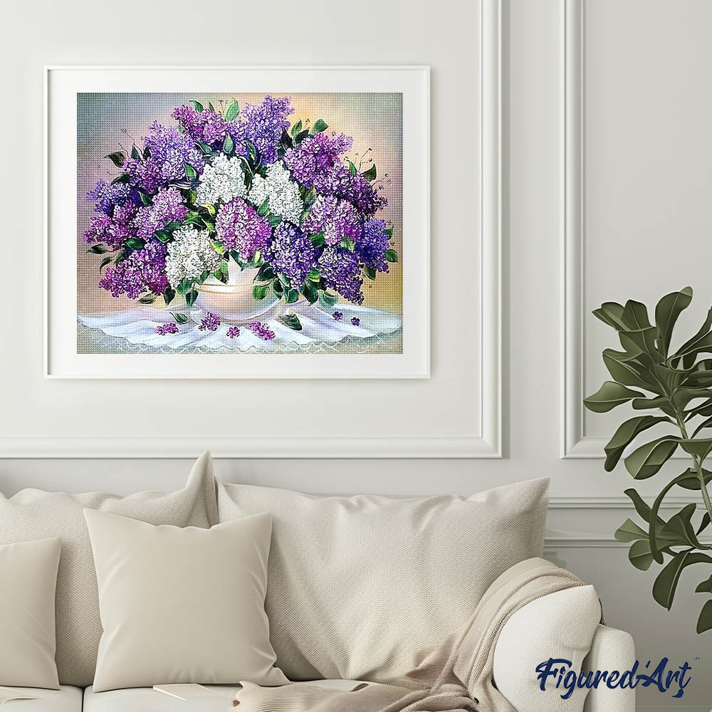 Diamond Painting - Bouquet Purple