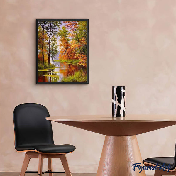 Diamond Painting - Lake in Autumn