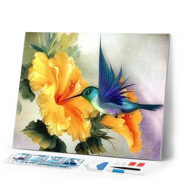 Diamond Painting | Diamond Painting - Colibri | animals Diamond Painting Animals | FiguredArt