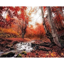 Load image into Gallery viewer, Diamond Painting - Small river in the Forest