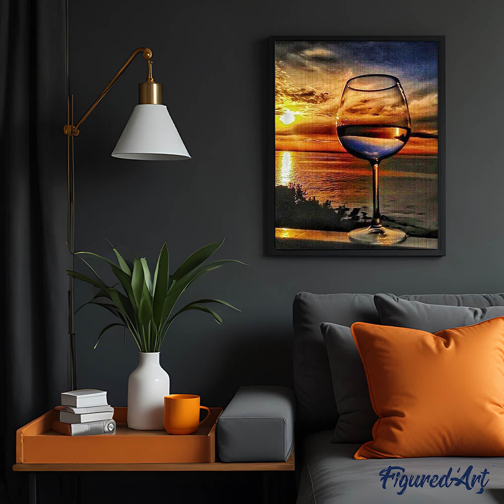 Diamond Painting - Glass and Horizon Sea
