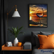 Load image into Gallery viewer, Diamond Painting - Glass and Horizon Sea