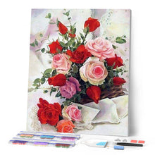 Load image into Gallery viewer, Diamond Painting - Roses Beautiful Flowers