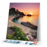 Diamond Painting | Diamond Painting - Beach and Sunset | Diamond Painting Landscapes landscapes | FiguredArt