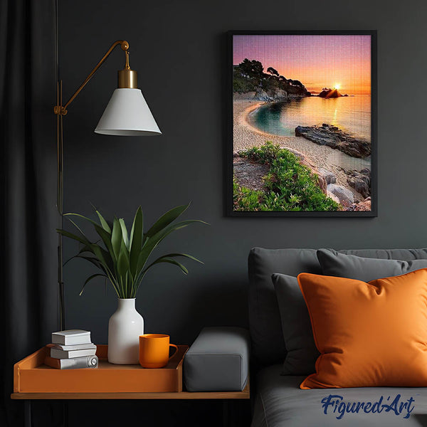 Diamond Painting - Beach and Sunset