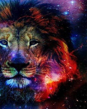 Load image into Gallery viewer, Diamond Painting | Diamond Painting - Lion Galaxy | animals Diamond Painting Animals lions | FiguredArt