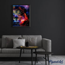 Load image into Gallery viewer, Diamond Painting - Lion Galaxy