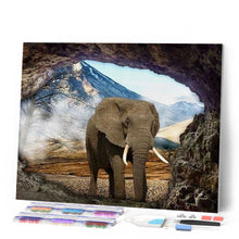 Load image into Gallery viewer, Diamond Painting - Elephant View