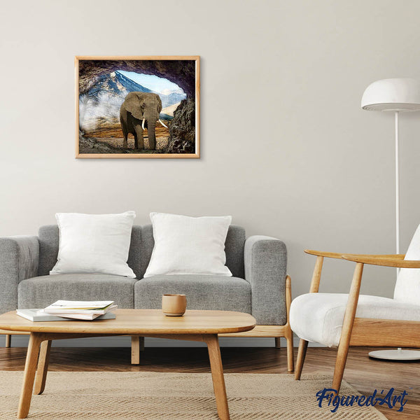 Diamond Painting - Elephant View