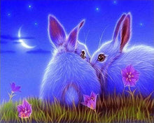 Load image into Gallery viewer, Diamond Painting | Diamond Painting - Cute Rabbits | animals Diamond Painting Animals rabbits | FiguredArt