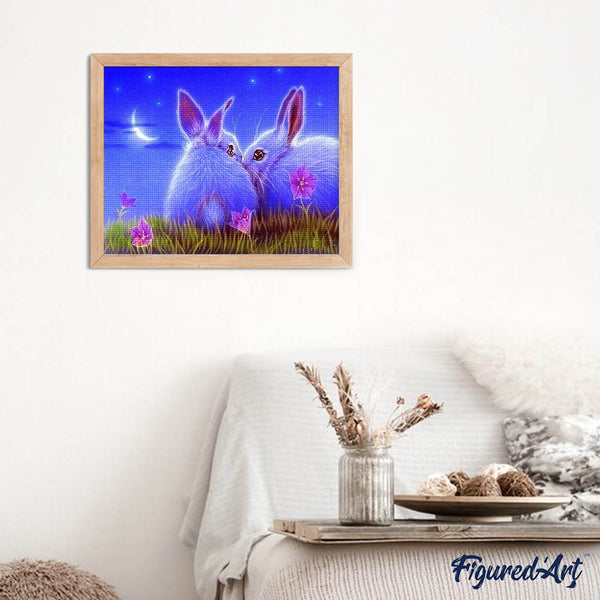 Diamond Painting - Cute Rabbits
