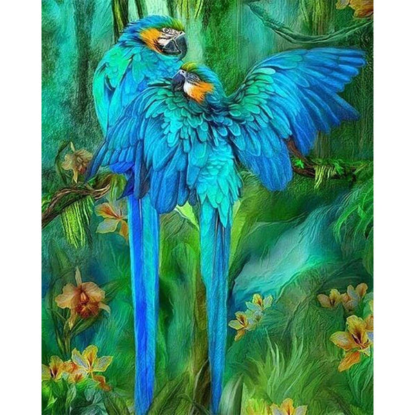 Diamond Painting - Large Parrots