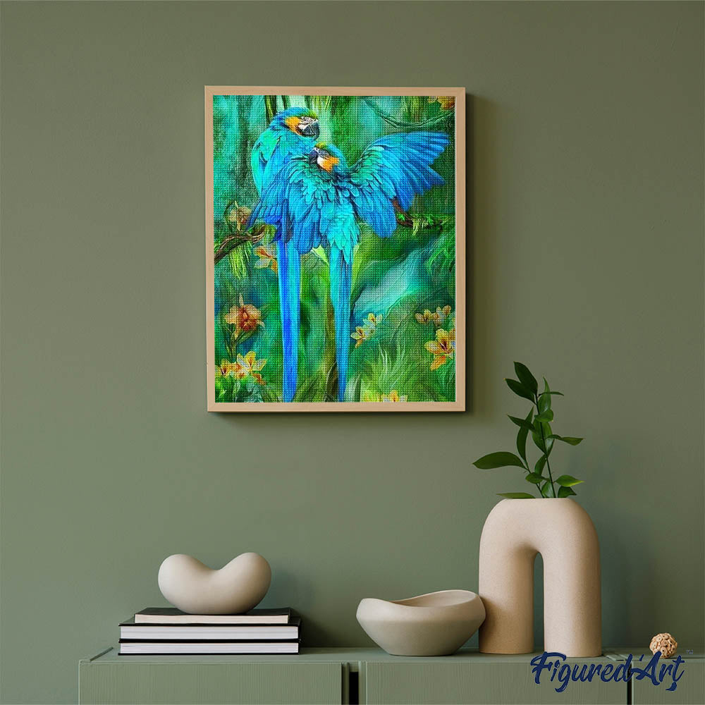Diamond Painting - Large Parrots