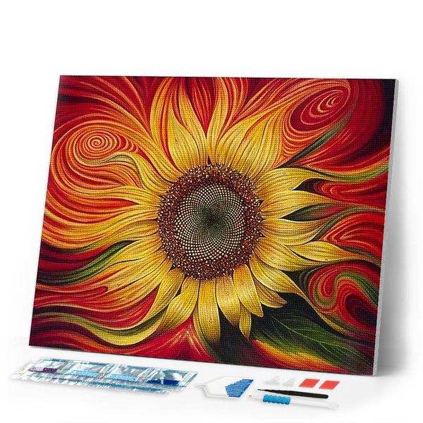 Diamond Painting | Diamond Painting - Sunflower Design | Diamond Painting Flowers flowers | FiguredArt