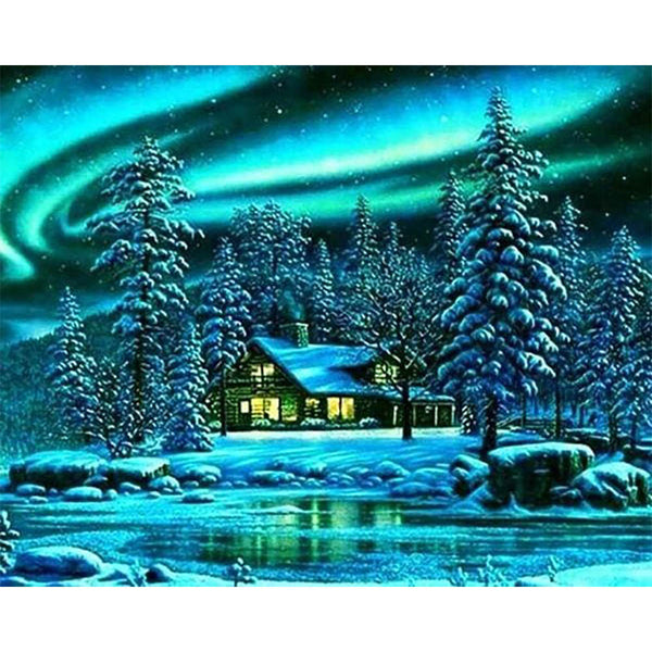 Diamond Painting - Polar Northern Lights