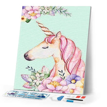 Load image into Gallery viewer, Diamond Painting | Diamond Painting - Unicorn Drawing | animals Diamond Painting Animals unicorns | FiguredArt