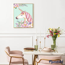 Load image into Gallery viewer, Diamond Painting - Unicorn Drawing