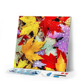 Diamond Painting | Diamond Painting - Autumn Leaves | Diamond Painting Landscapes landscapes | FiguredArt