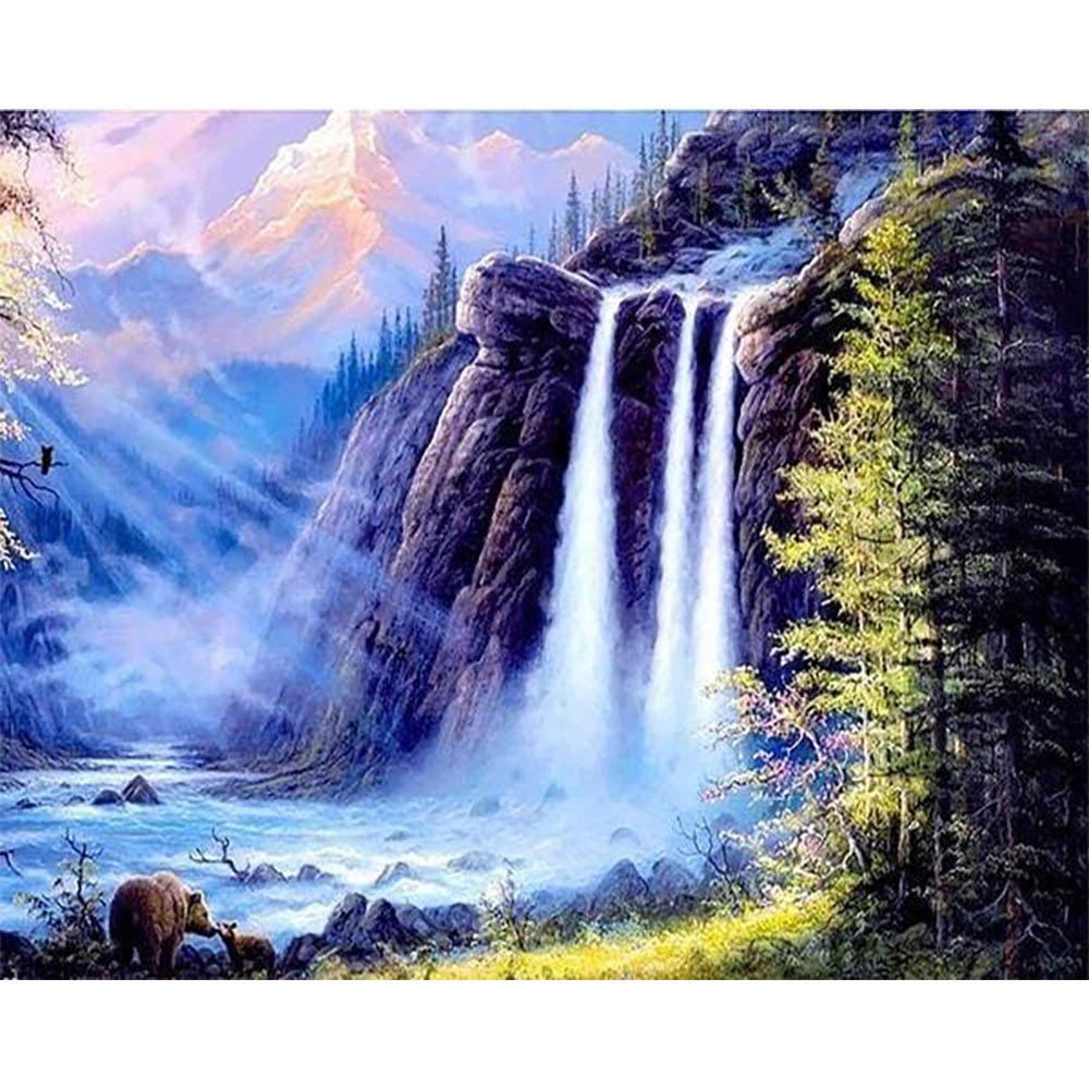 Diamond Painting - Mountain Fall