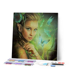 Load image into Gallery viewer, Diamond Painting - Goddess and Butterflies