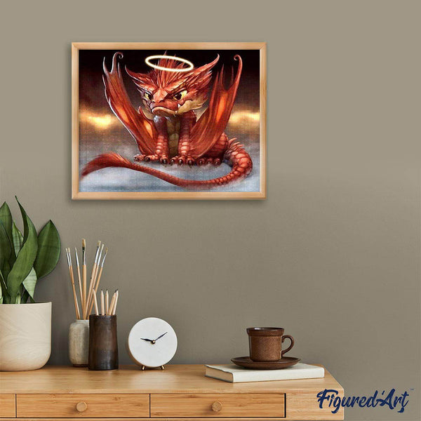 Diamond Painting - Baby Red Dragon